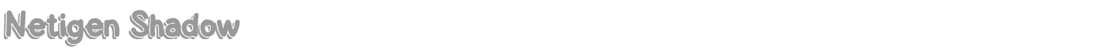Netigen font preview